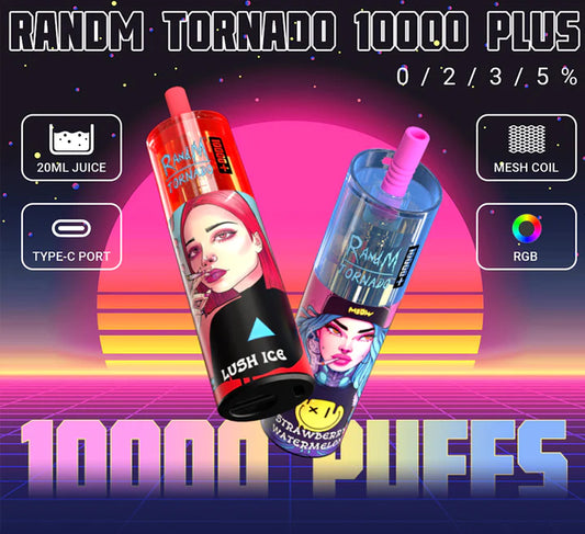 Surprise Blind box vape RandM Tornado 10000 plus Disposable Electronic Cigarette Devices Super Mystery box Smoke Random color e-cigarettes lucky Mixed flavors Rechargeable tobacco